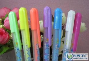 韓國文具 廠家直銷熒光加水粉7色彩色筆包裝設(shè)計解析